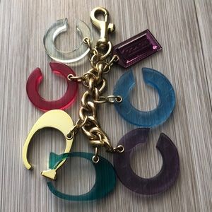 🔸 sold on eBay 🔸Coach Multicolor Keychain
